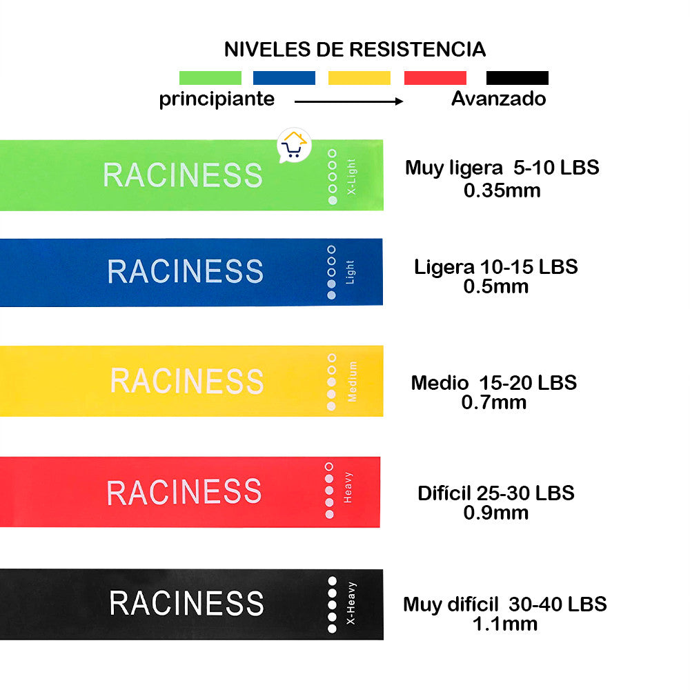 KIT Bandas Elasticas de Resistencia