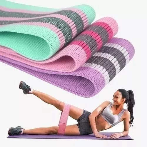 KIT Bandas Elasticas de Tela X3 Unidades