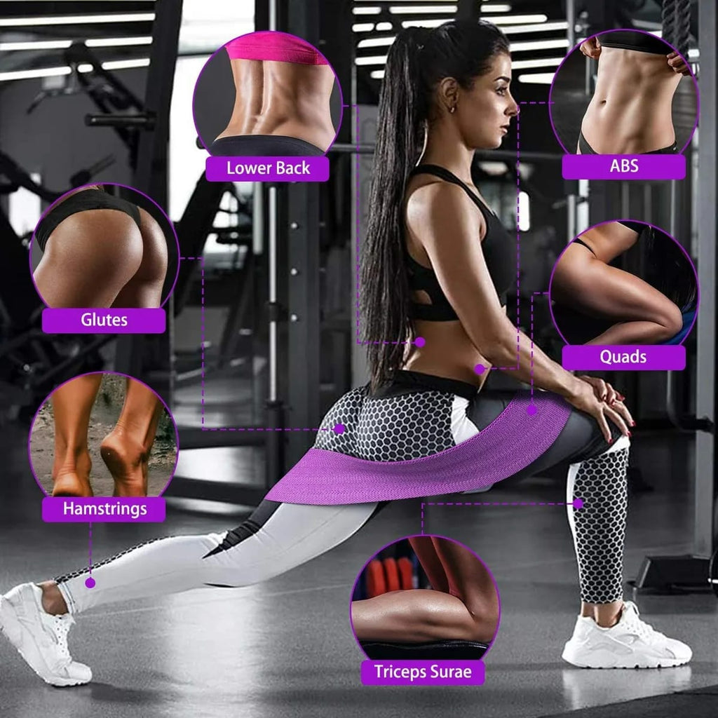 KIT Bandas Elasticas de Tela X3 Unidades