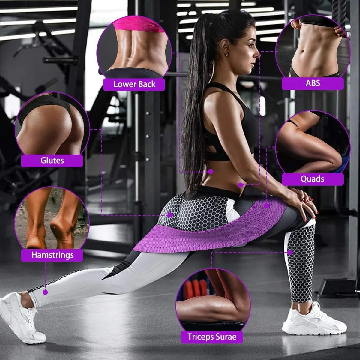 KIT Bandas Elasticas de Tela X3 Unidades