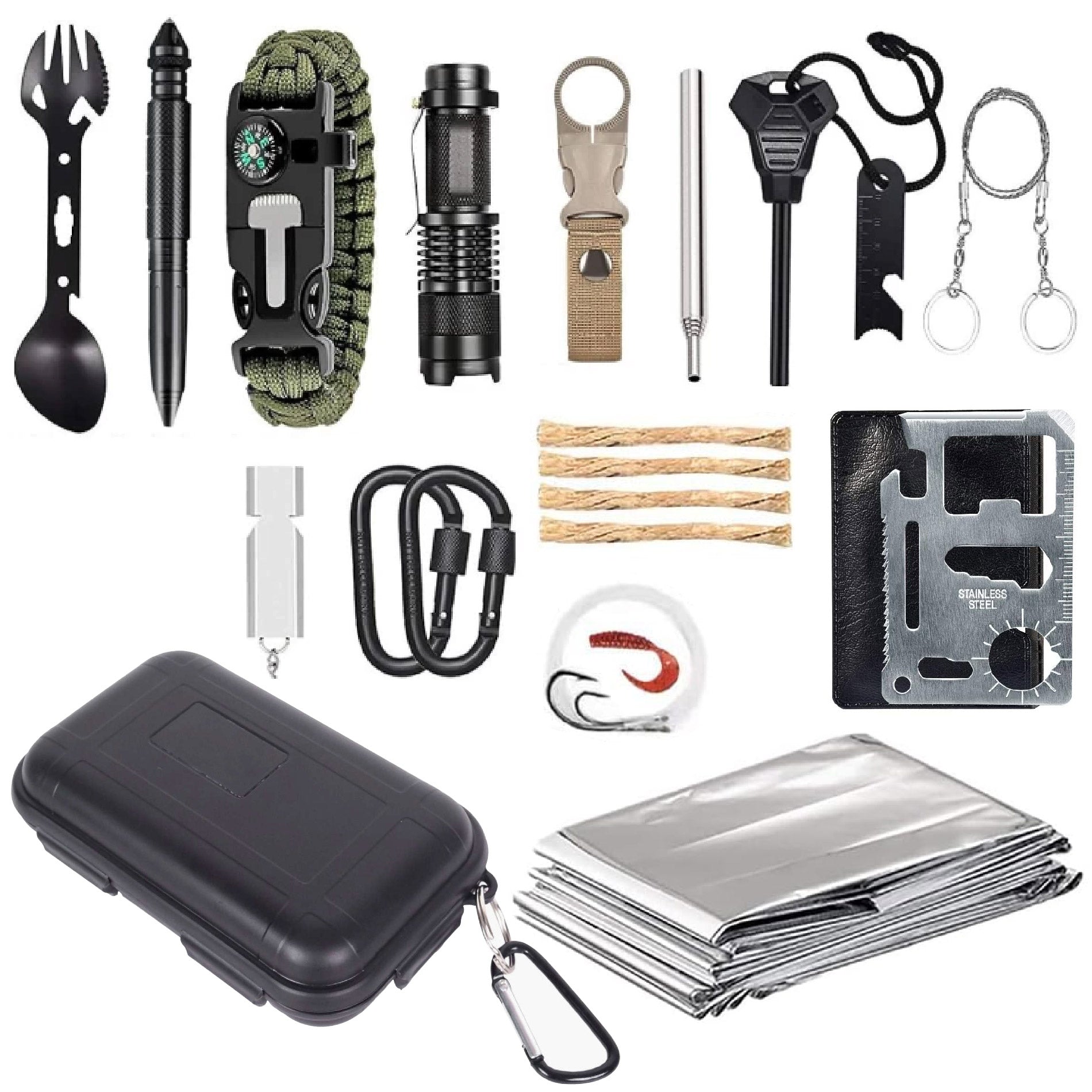 Kit de Supervivencia Tactical Pro - Camping