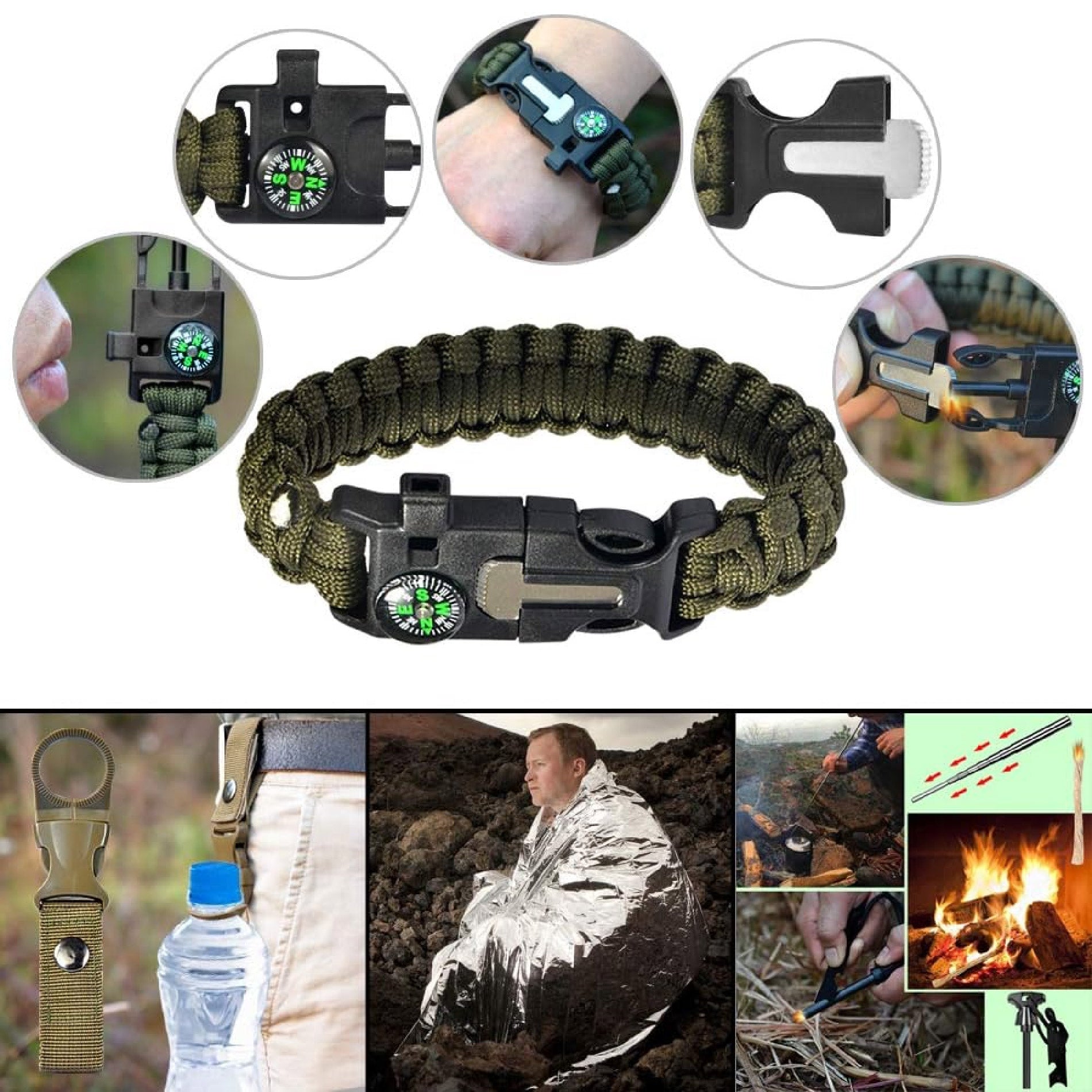 Kit de Supervivencia Tactical Pro - Camping