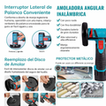 Pulidora Angular Inalámbrica 12V